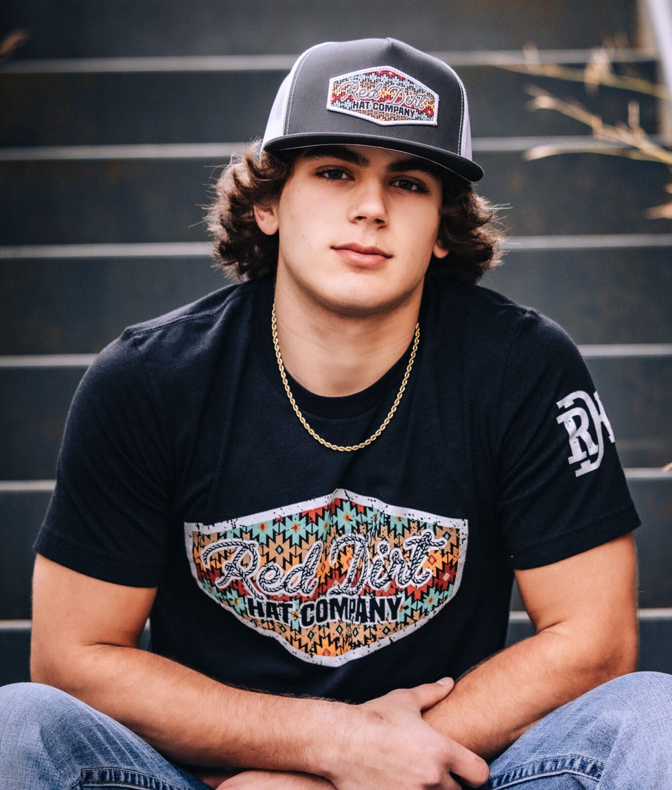 Red Dirt Hat: Lasso (Charcoal/White)