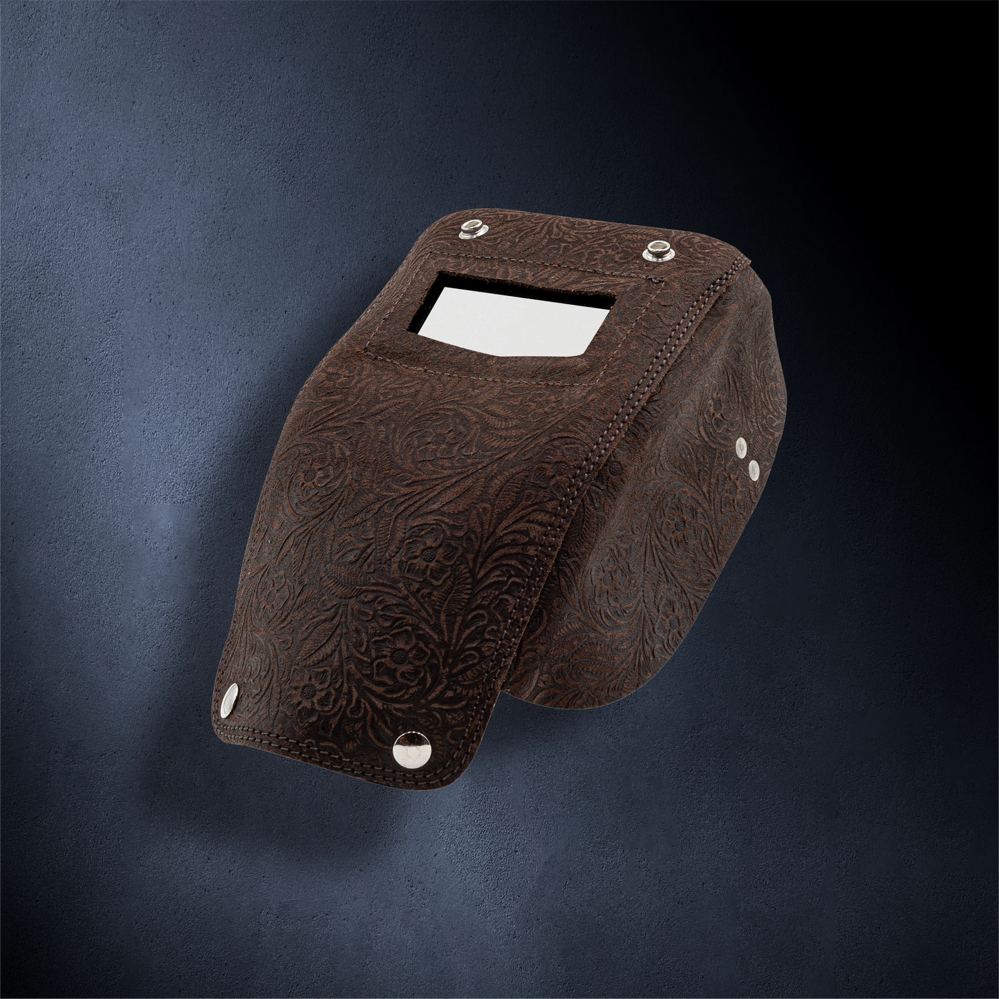 Brown Floral Pocket Mask