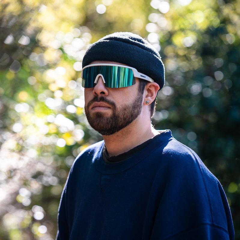 Bomber Rippa: Ice Mirror/White Frame