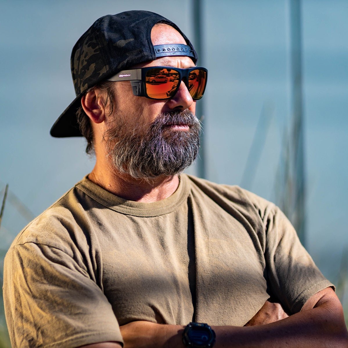 Bomber Clutch: Red Mirror