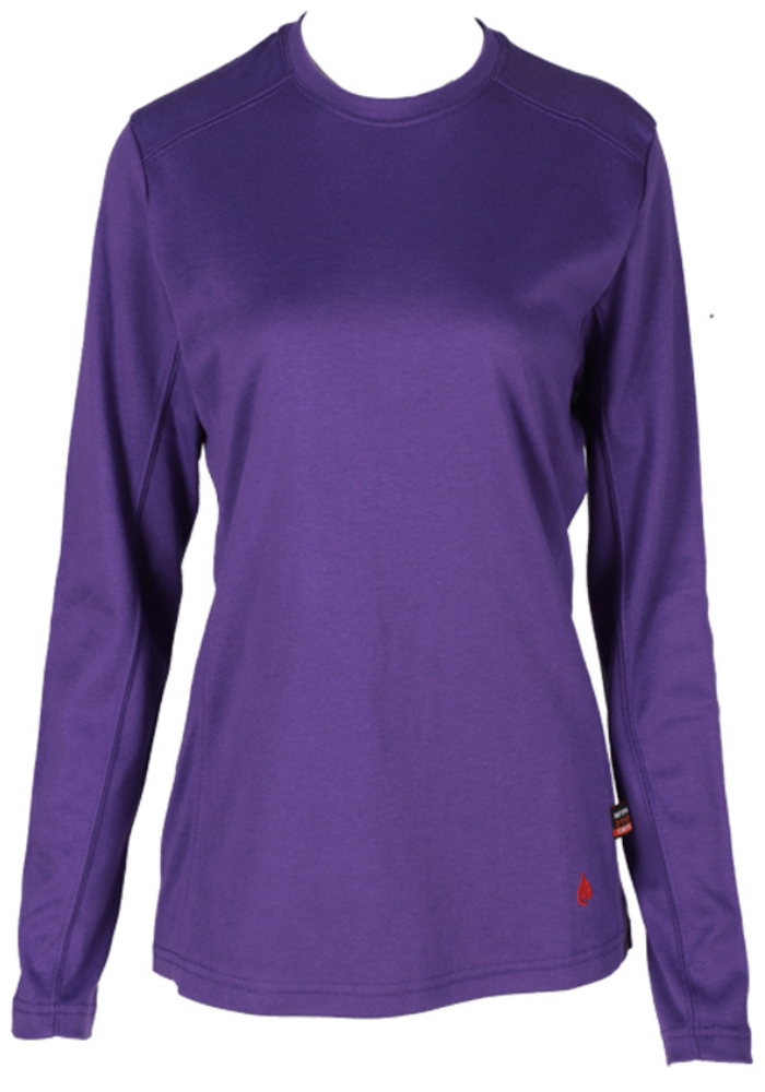 Forge Fr Women's Purple Crew Neck T-shirt (Purple)