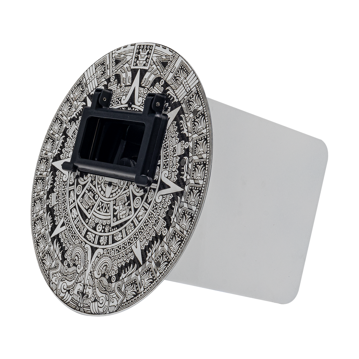 Outlaw Leather: Aztec Pancake Hood (Flip Up)