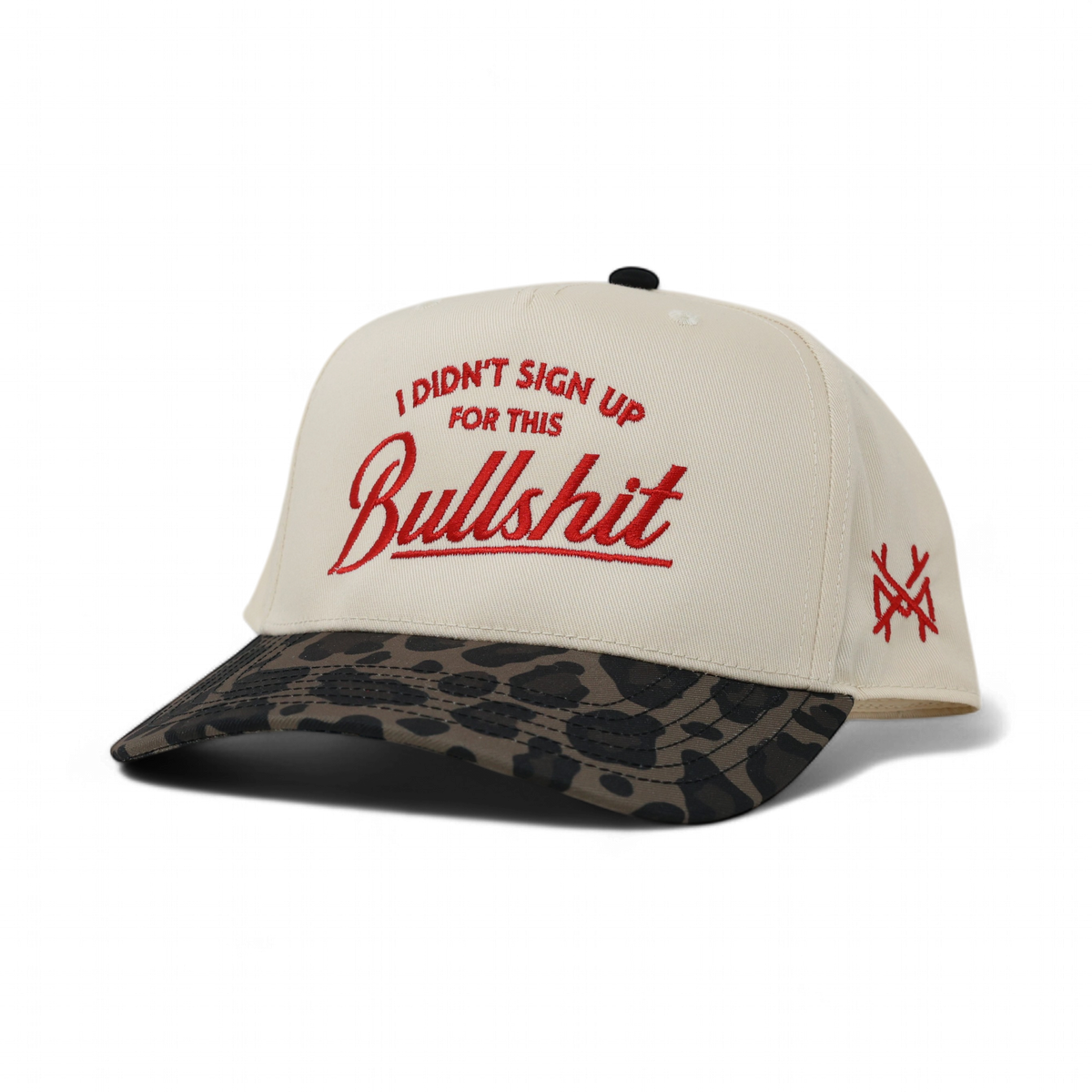 I Didn't Sign Up For This Bullshit Trucker Hat: Flat Bill Black