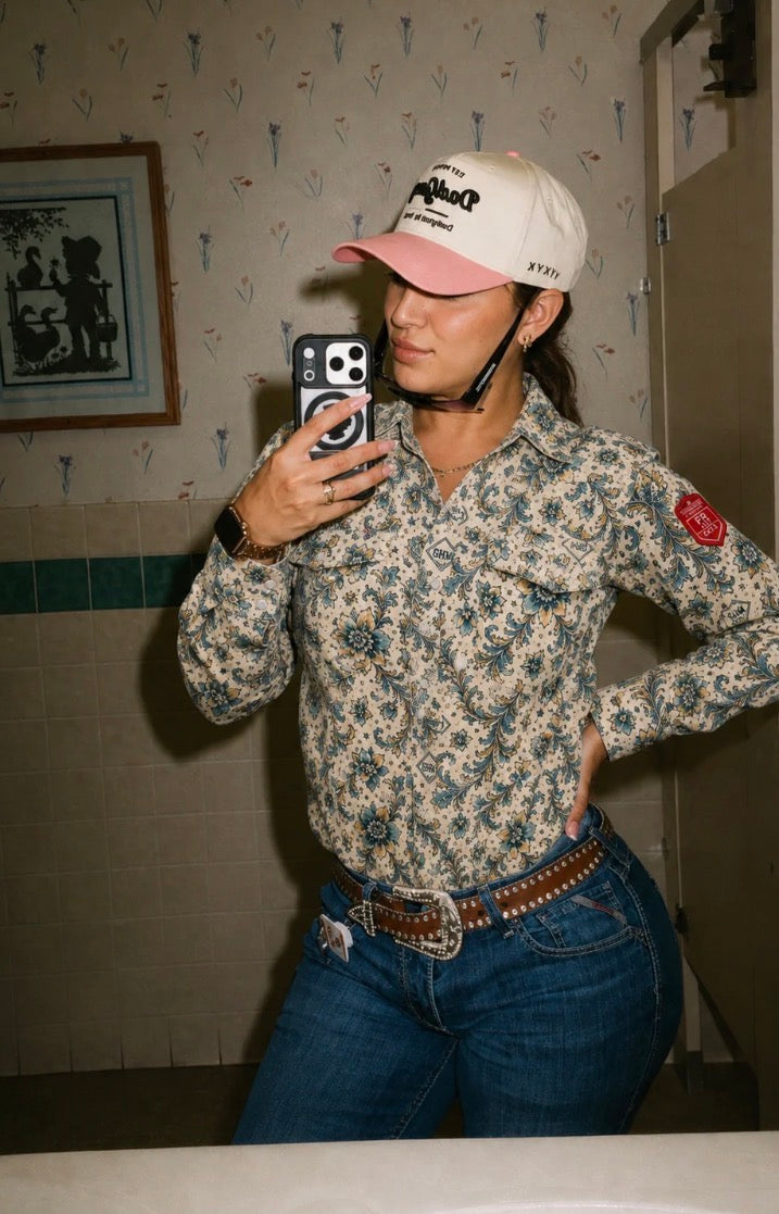 Grindhouse Work Wear: Desert Flower Welding Shirt