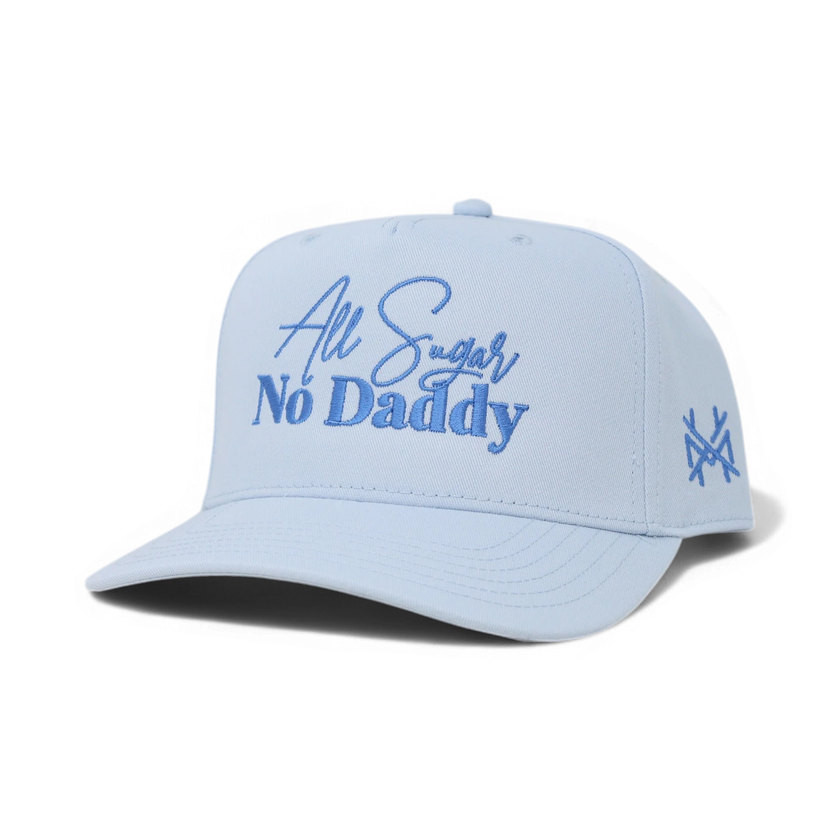 All Sugar No Daddy Trucker Hat: Retro Black Check/White