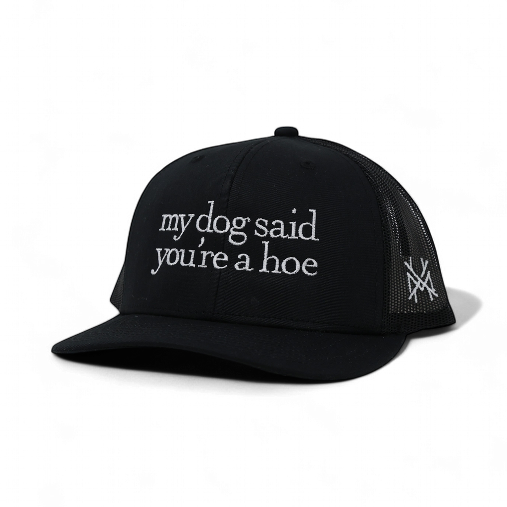 My Dog Said You're a Hoe Trucker Hat: Retro Breakup Country/Natural
