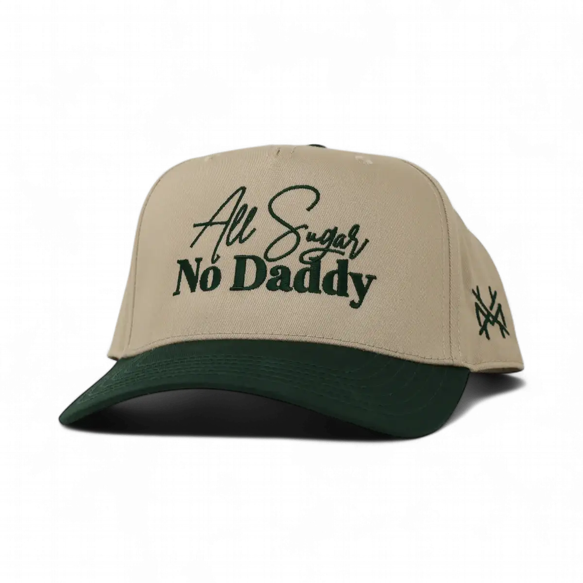All Sugar No Daddy Trucker Hat: Retro Camo/Natural