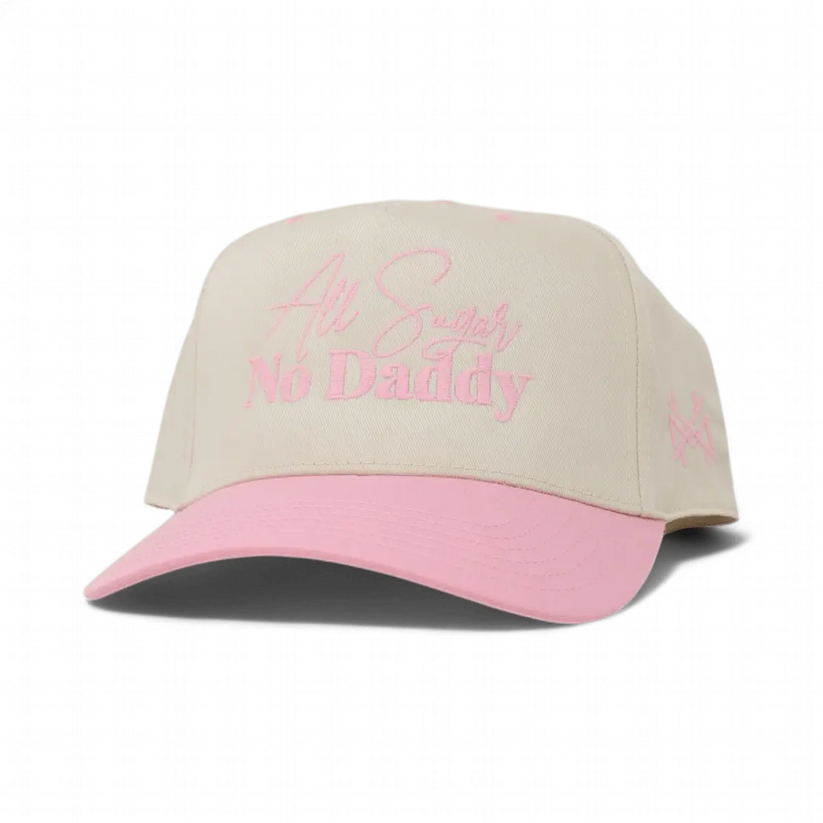 All Sugar No Daddy Trucker Hat: Retro Camo/Natural