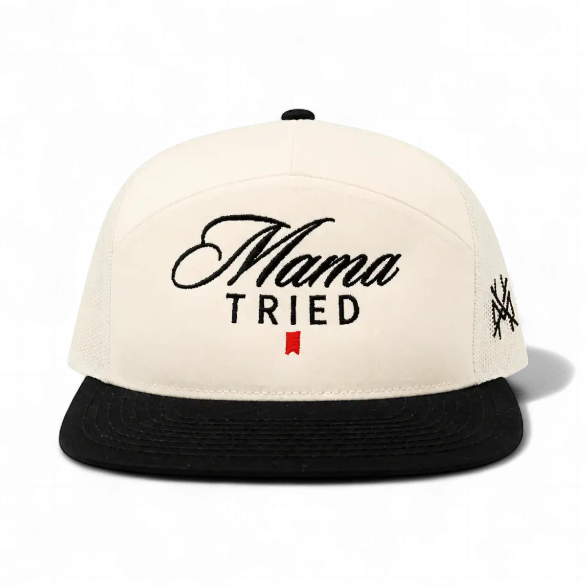 Mama Tried Ultra Trucker Hat: Trucker Black/White