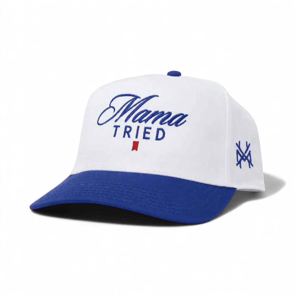 Mama Tried Ultra Trucker Hat: Trucker Black/White