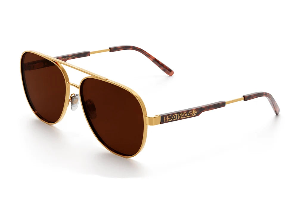 INCLINE SUNGLASSES: TORTOISE BROWN LENS