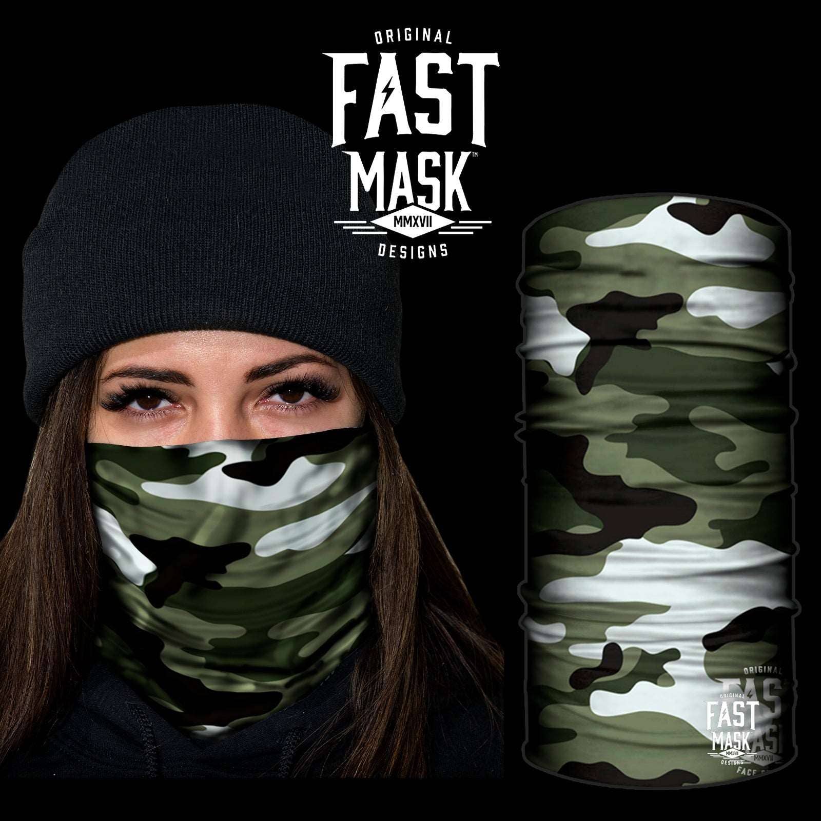 Classic Camo Neck Gaiter * Now With Sewn Edges*