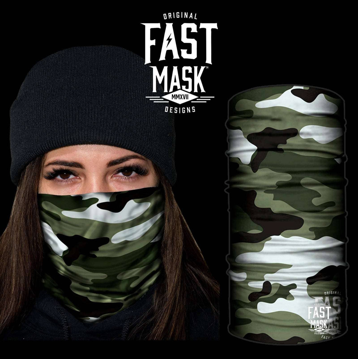 Classic Camo Neck Gaiter * Now With Sewn Edges*