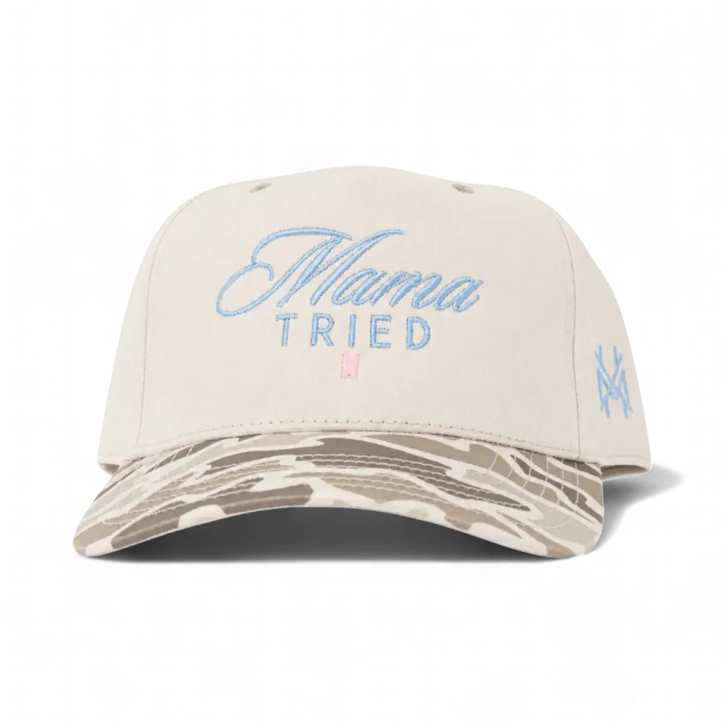 Mama Tried Ultra Trucker Hat: Trucker Black/White
