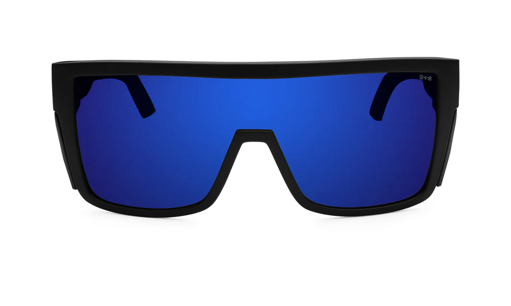 Bomber Buzz: Blue Mirror/ Black Frame