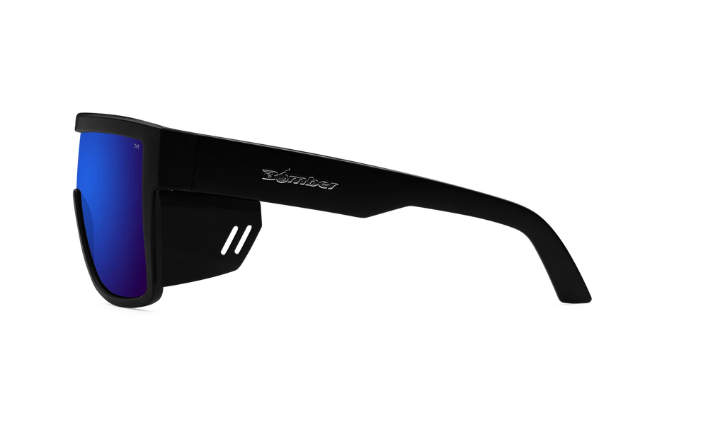 Bomber Buzz: Blue Mirror/ Black Frame
