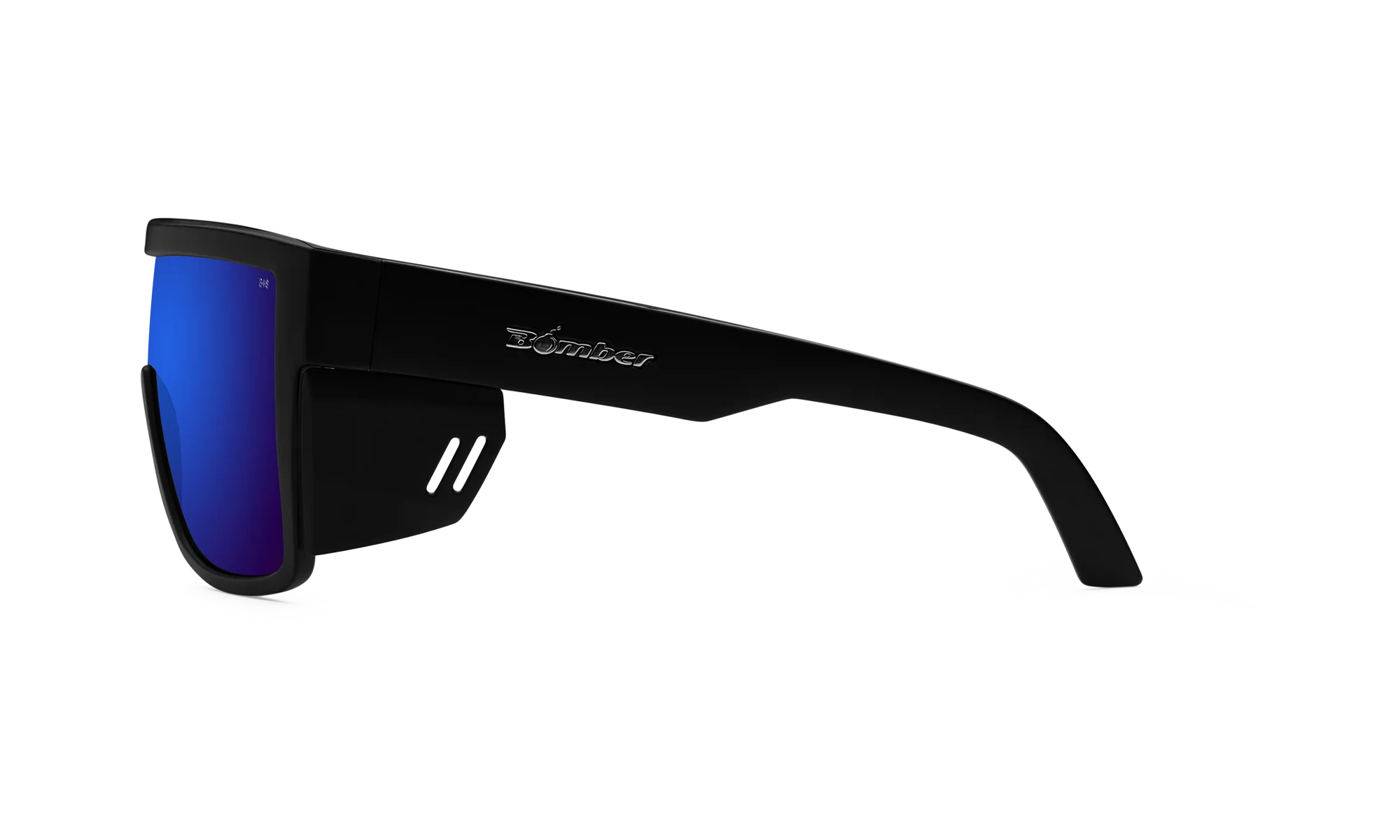 Bomber Buzz: Blue Mirror/ Black Frame