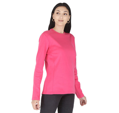 Forge FR Lady's Crewneck T-shirt: Teal/Pink