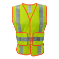 Ironwear:Hi Vis Vest w/ Adjustable Wraparound Hook & Loop