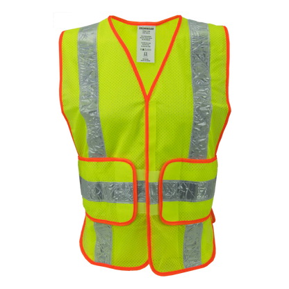 Ironwear:Hi Vis Vest w/ Adjustable Wraparound Hook & Loop