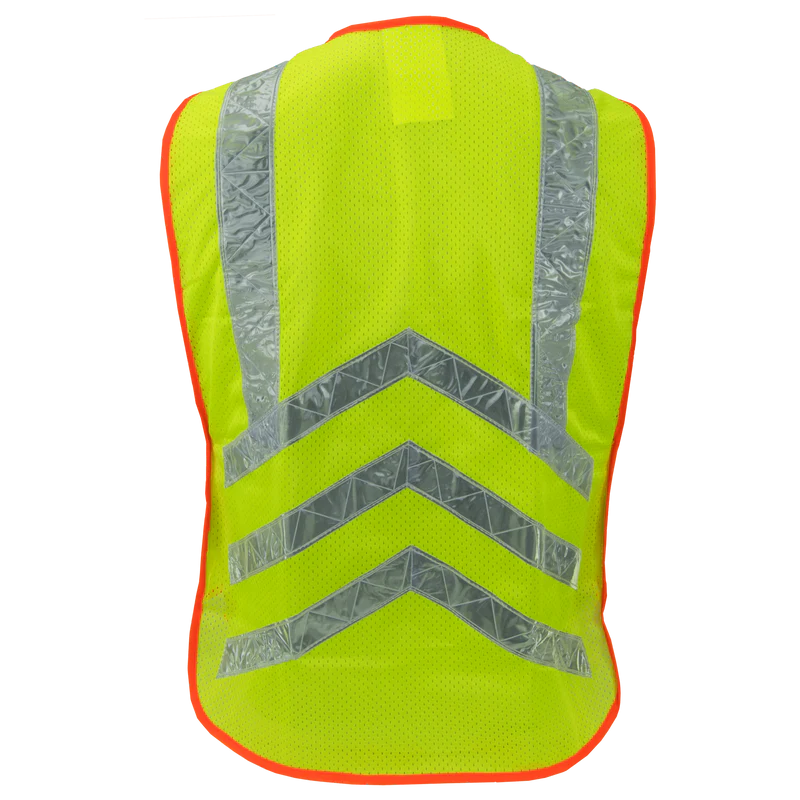 Ironwear:Hi Vis Vest w/ Adjustable Wraparound Hook & Loop