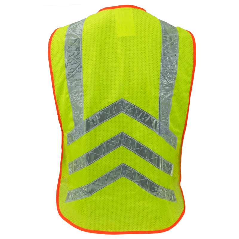 Ironwear:Hi Vis Vest w/ Adjustable Wraparound Hook & Loop