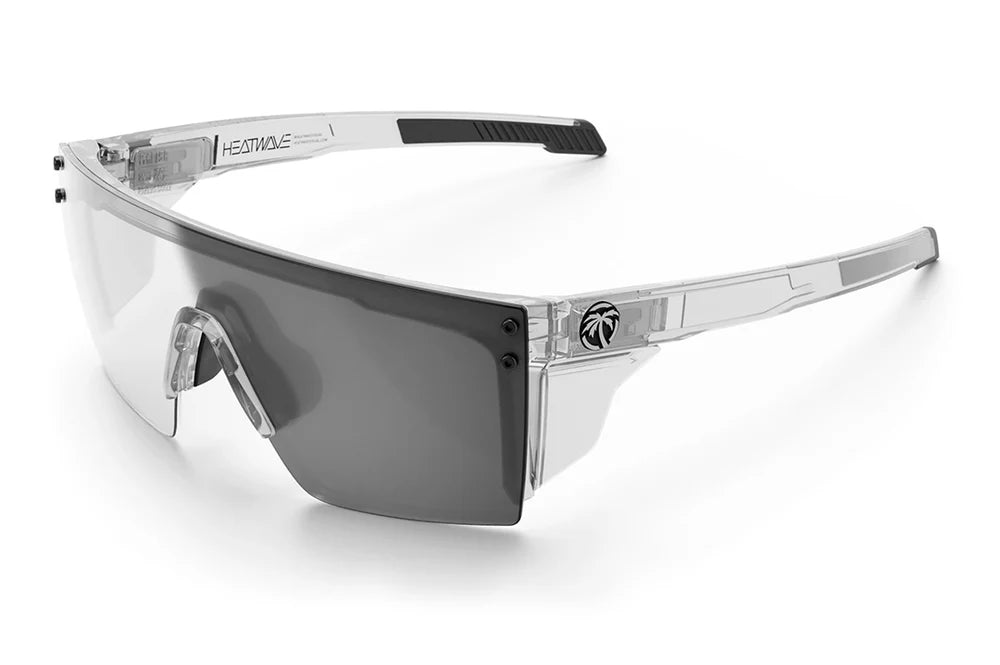 PERFORMANCE LAZER SLIM SUNGLASSES: VAPOR CLEAR FRAME PHOTOCHROMIC Z87+