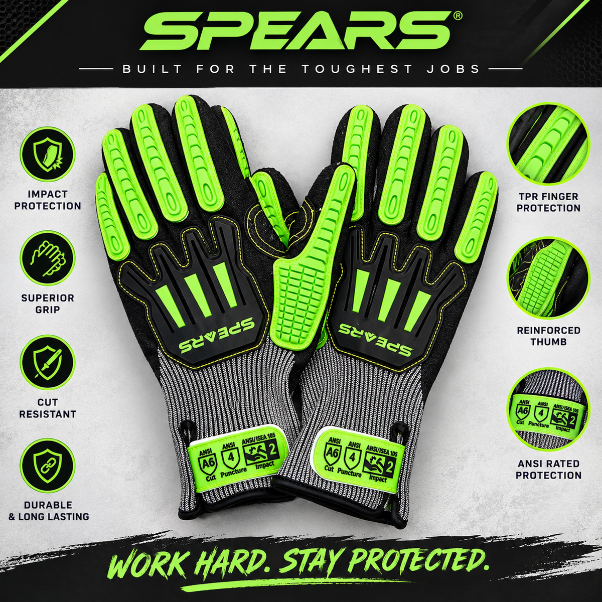 Spears impact gloves