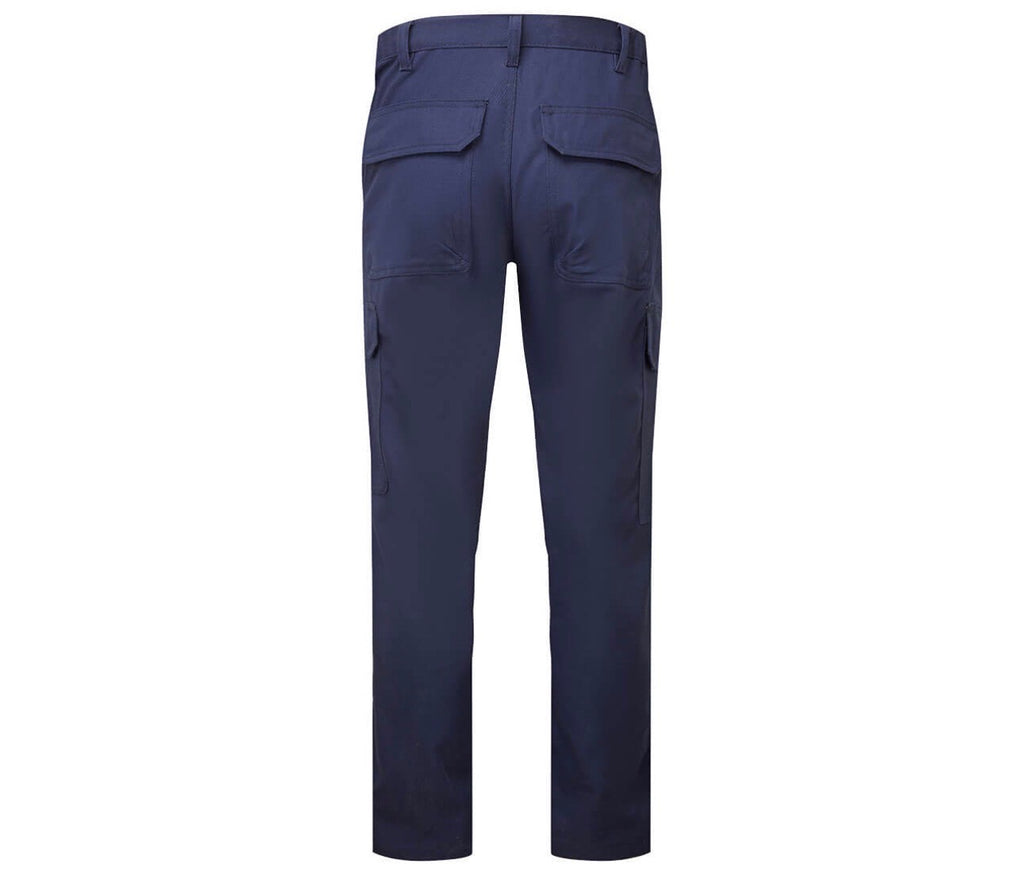 Portwest FR:  Bizweld Work Women's FR Cargo Pants Navy
