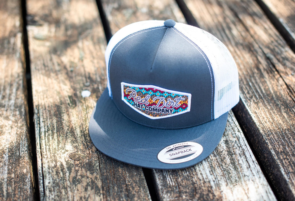 Red Dirt Hat: Lasso (Charcoal/White)