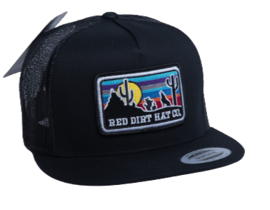 Red Dirt Hat: Coyote (Black/Black)