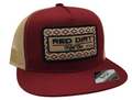 Red Dirt Hat: Saddle Up  (Burgandy/Khaki)