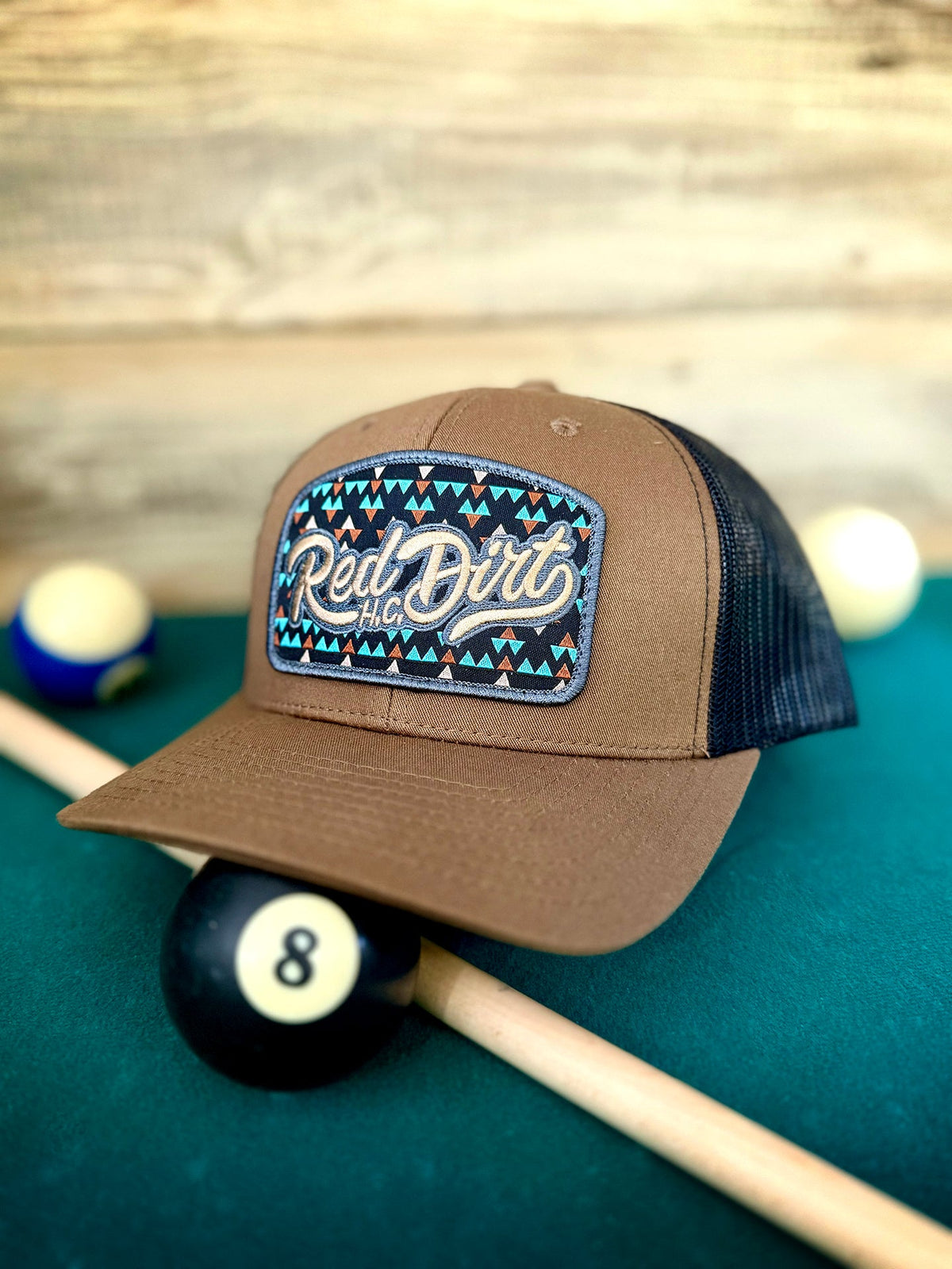 Red Dirt Hat: Gambler (Brown/ Black)
