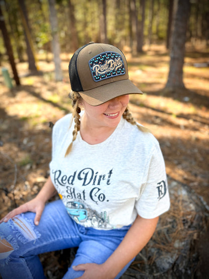 Red Dirt Hat: Gambler (Brown/ Black)