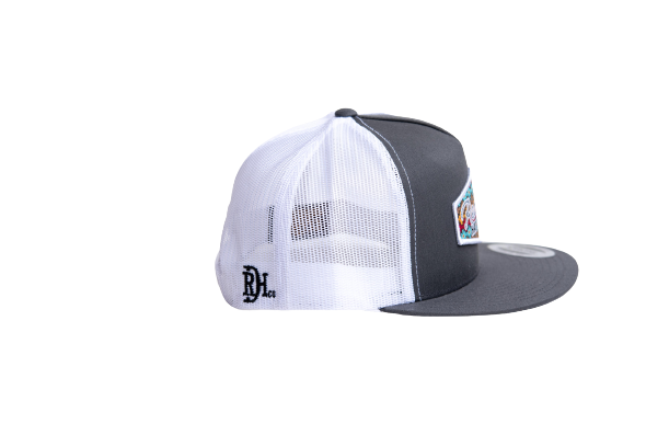 Red Dirt Hat: Lasso (Charcoal/White)