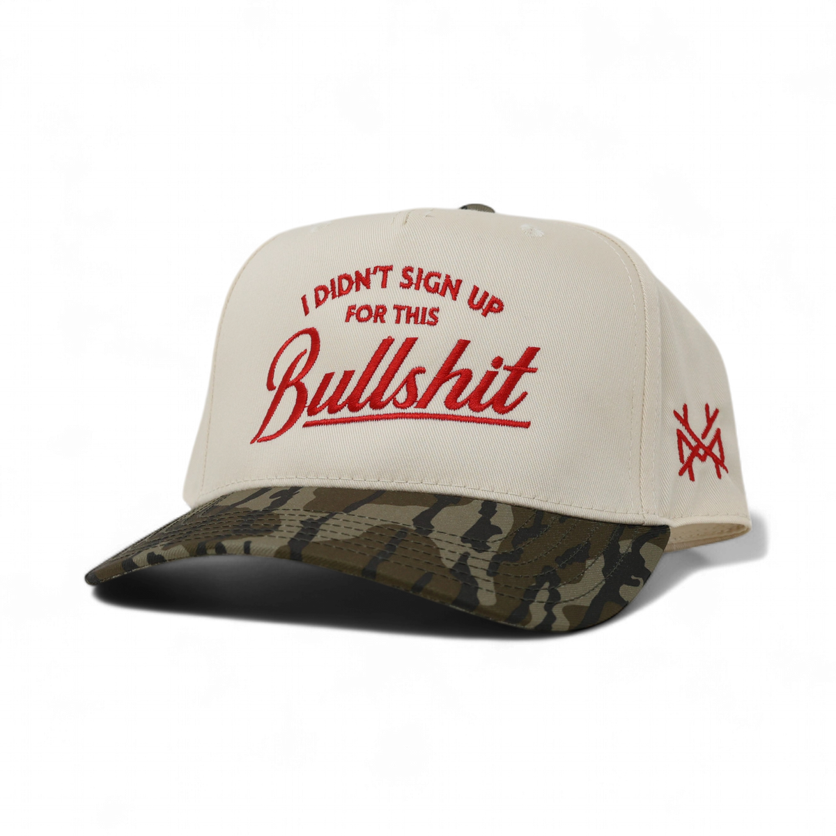 I Didn't Sign Up For This Bullshit Trucker Hat: Flat Bill Black