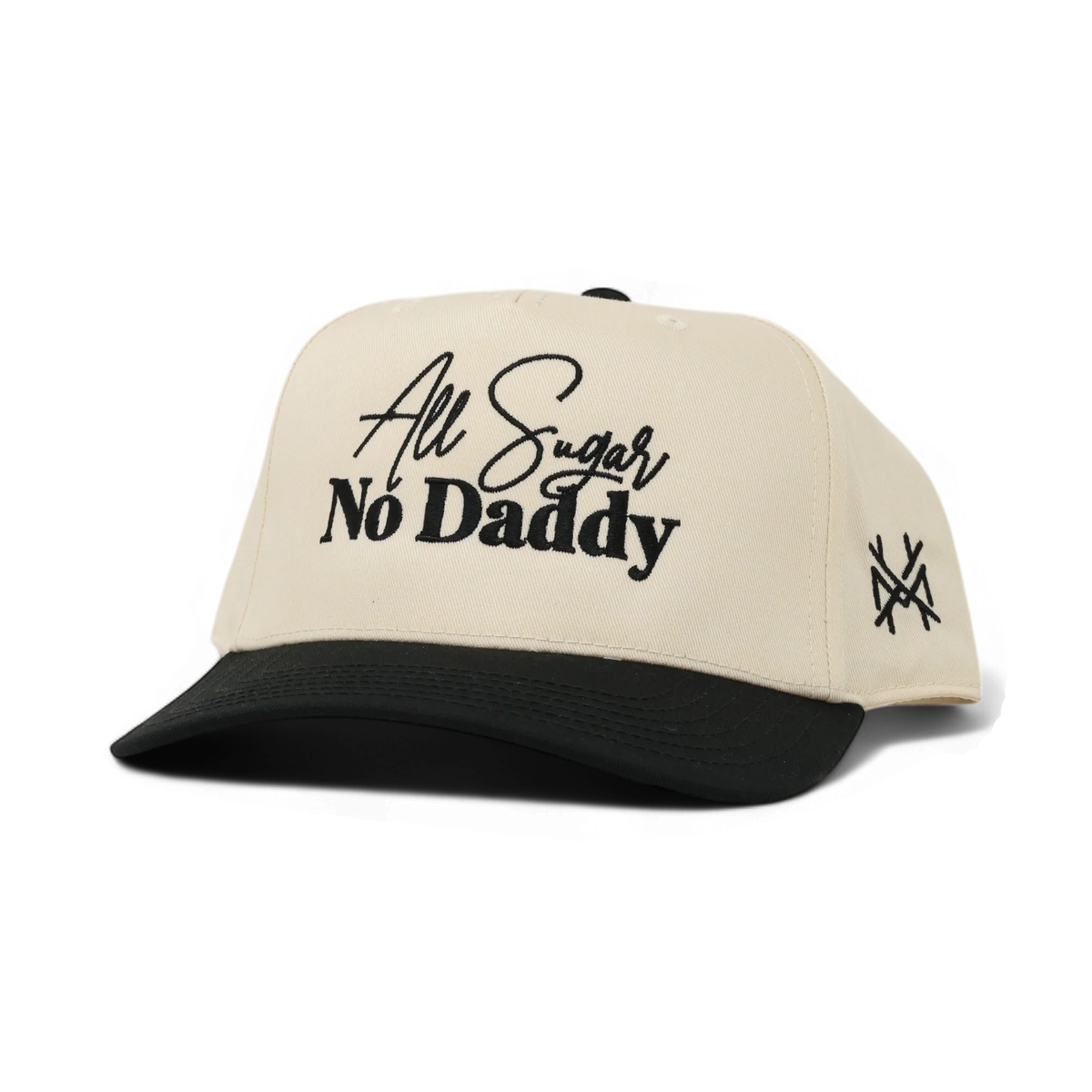 All Sugar No Daddy Trucker Hat: Retro Camo/Natural