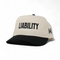 Liability Trucker Hat: Retro Black/Natural