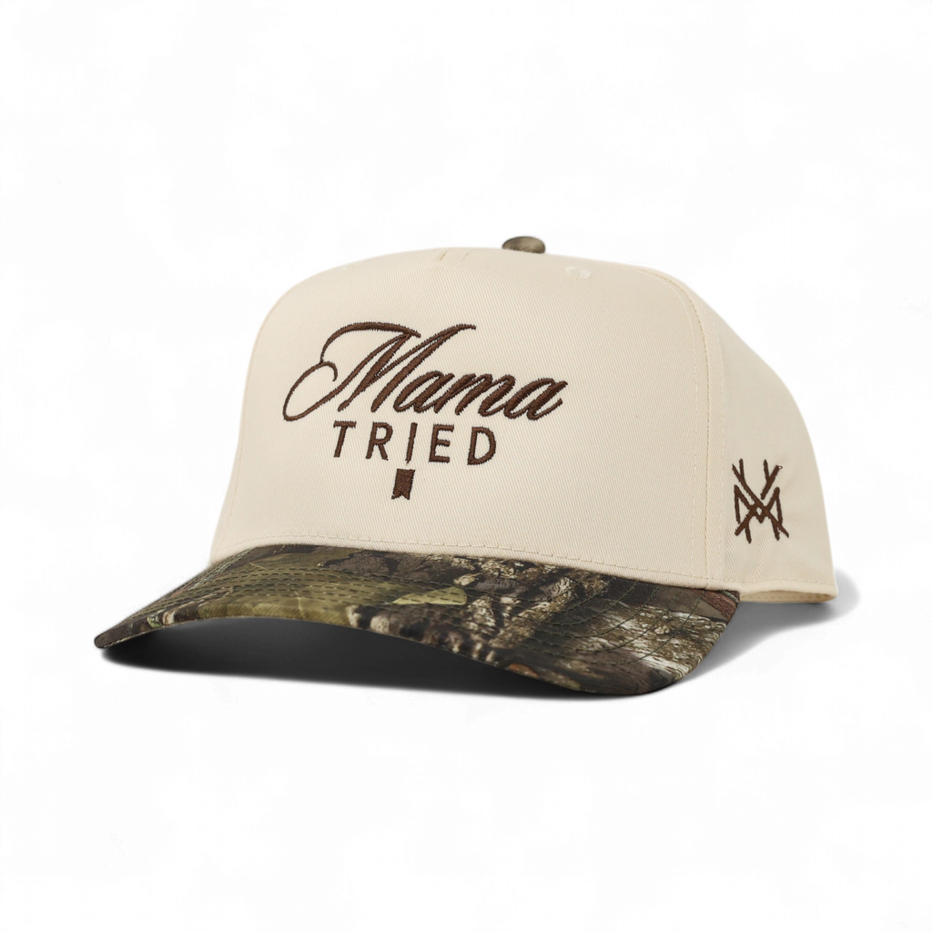 Mama Tried Ultra Trucker Hat: Trucker Black/White