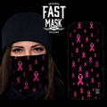 Breast Cancer Support Neck Gaiter - Black
