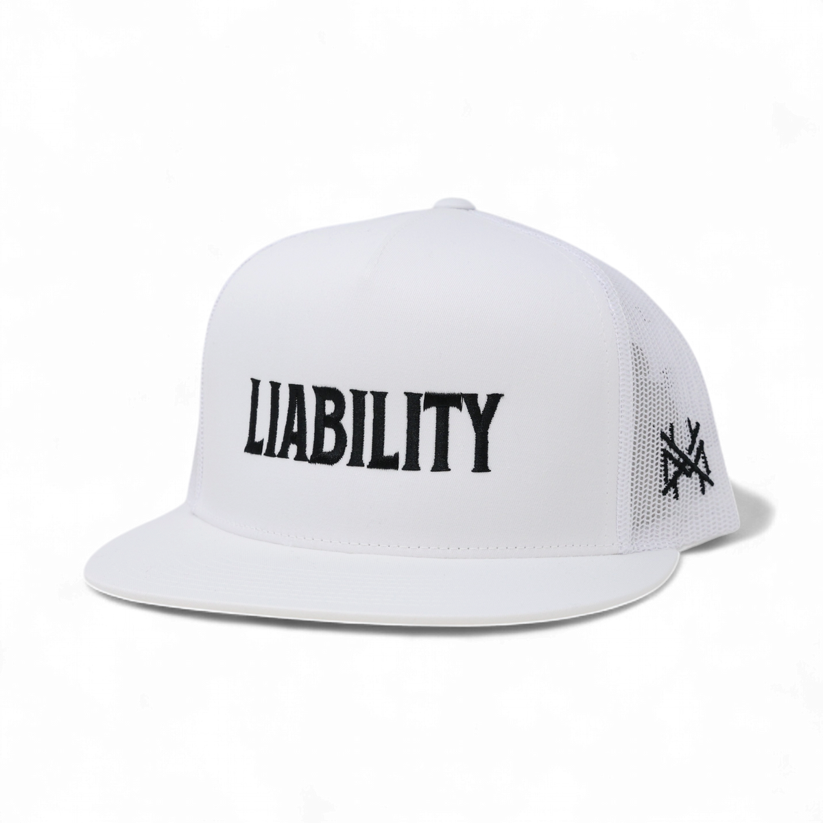 Liability Trucker Hat: Retro Black/Natural