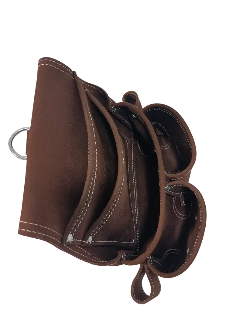 Zeluga: 5 Pocket Heavy Duty Leather Tool Bag