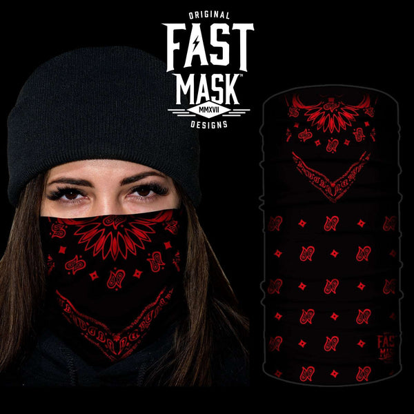 LFG: Red and Black (Neck Gaiter)