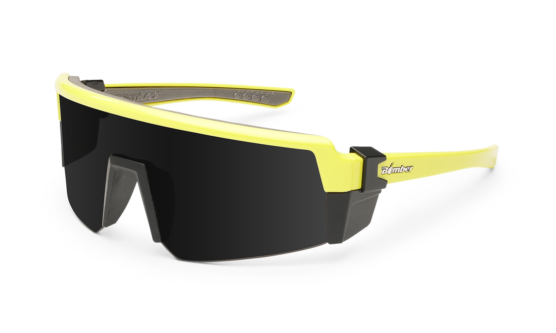 Bomber Smoke: Hi Vis Yellow/ Smoke