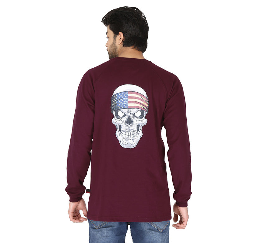 Forge Fr Men's Graphic Printed Long Sleeve T-shirt