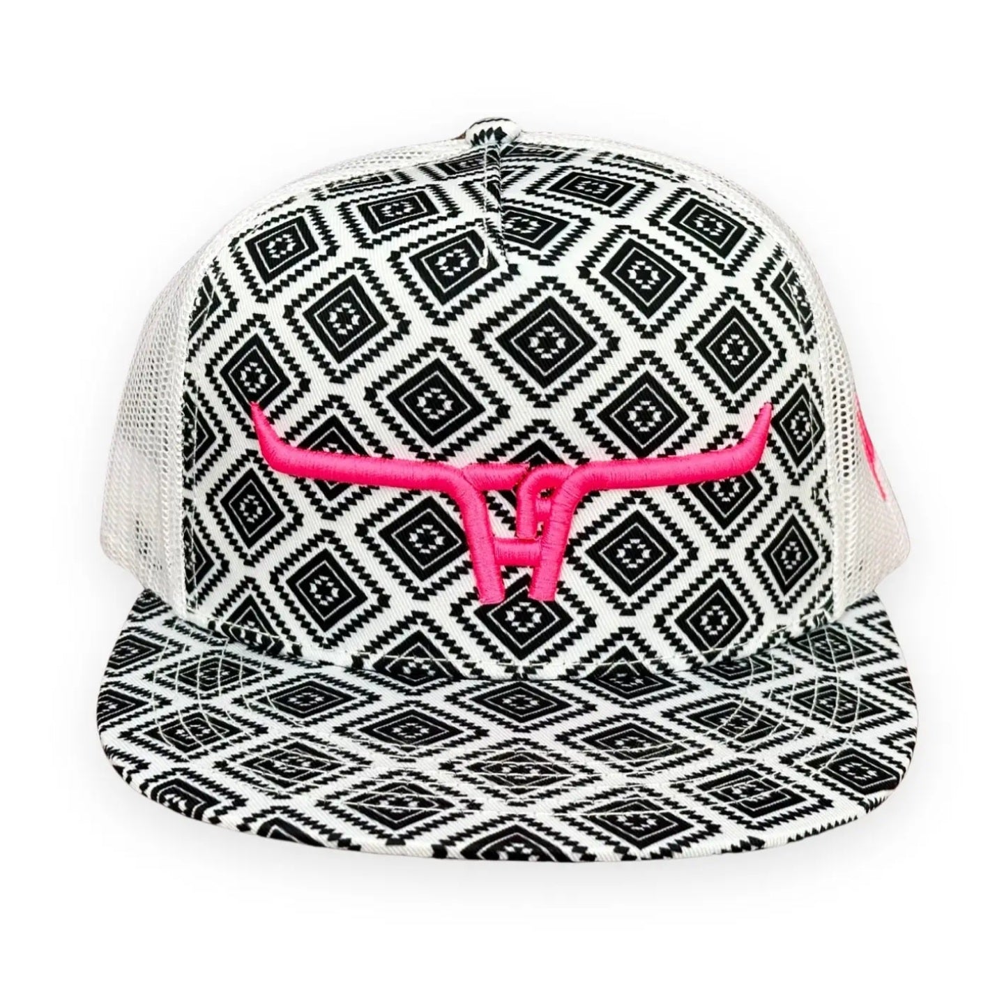 Cactus Alley Hat Co: Aztec/ Pink Longhorn