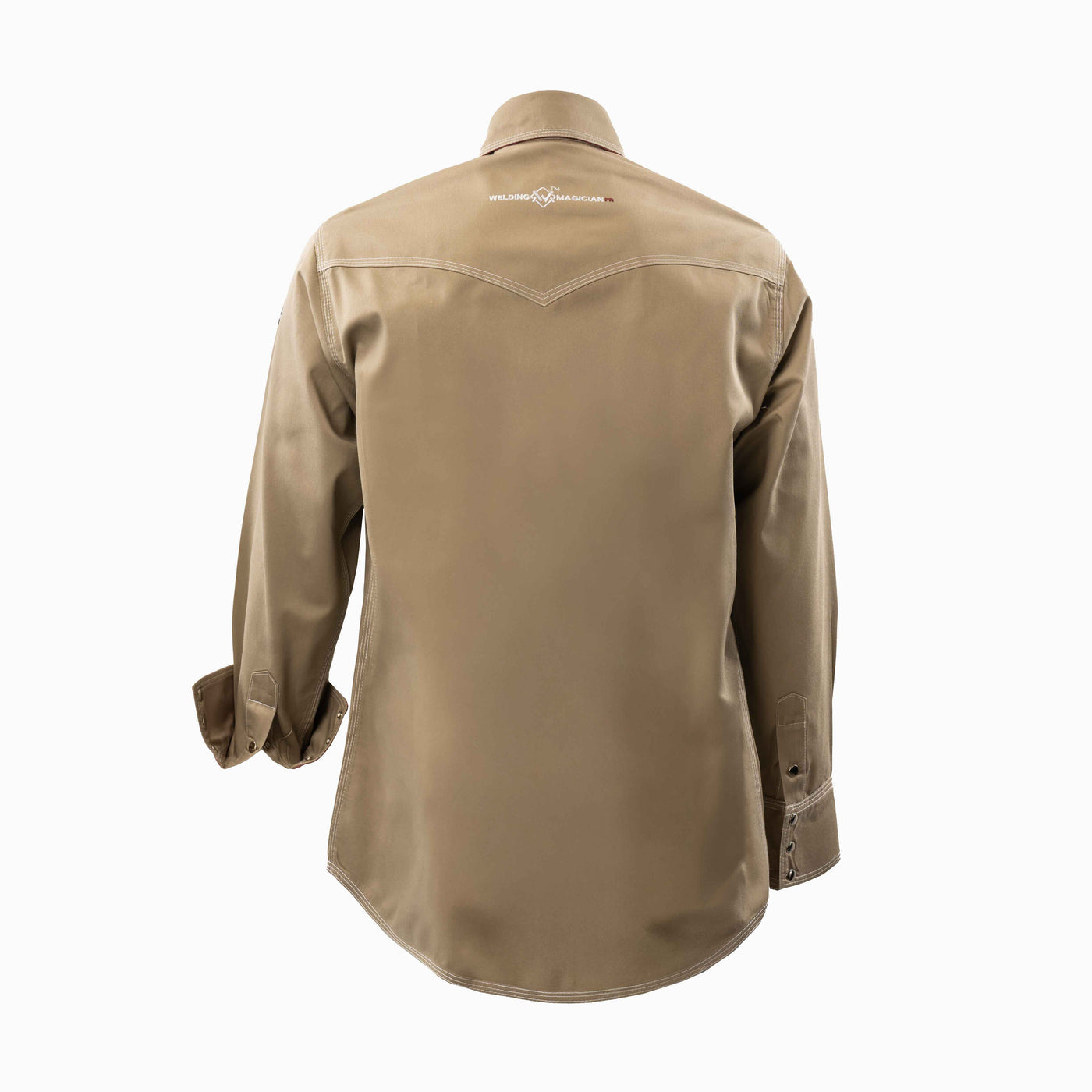 The Welding Magician: Khaki/ Red