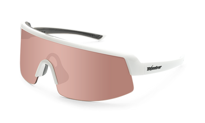 Bomber Rippa: Rose Gold/ White Frame (Polorized)