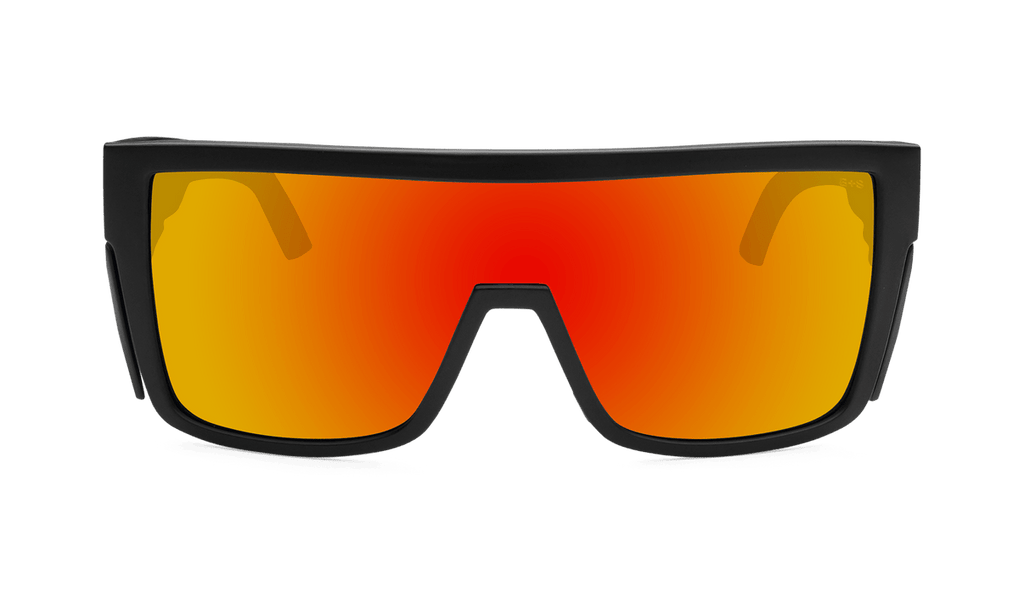 Bomber Buzz: Red Mirror/ Black Frame
