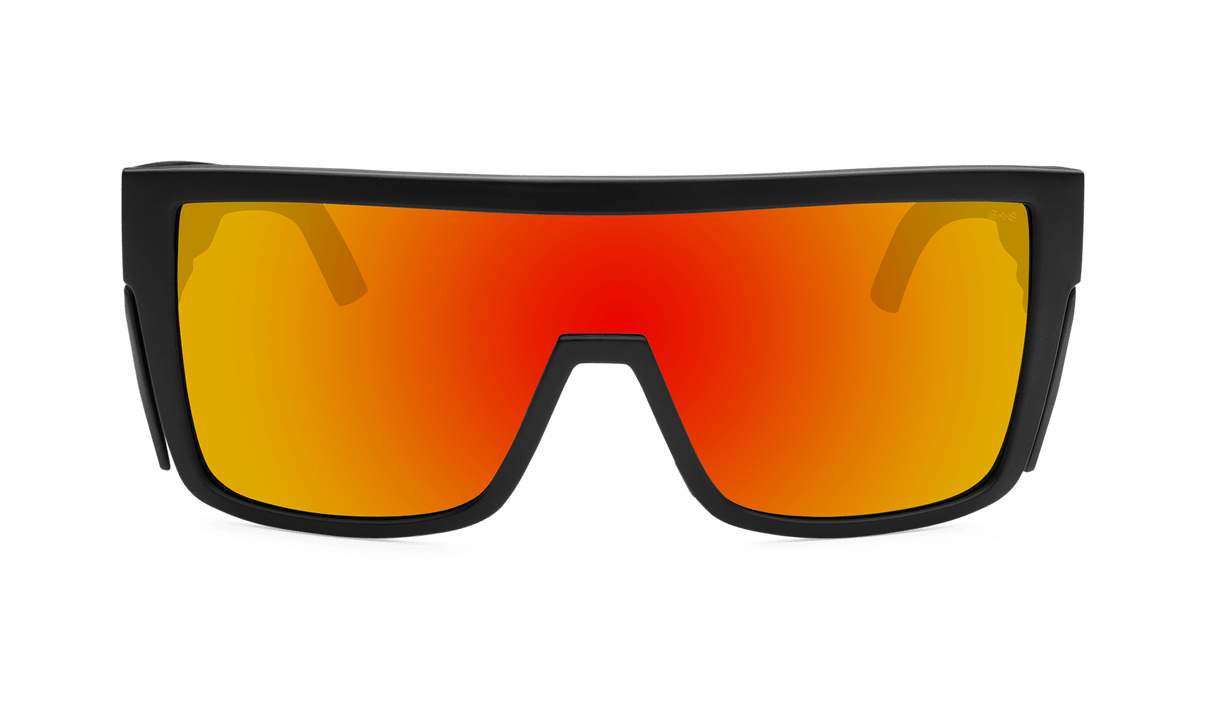 Bomber Buzz: Red Mirror/ Black Frame